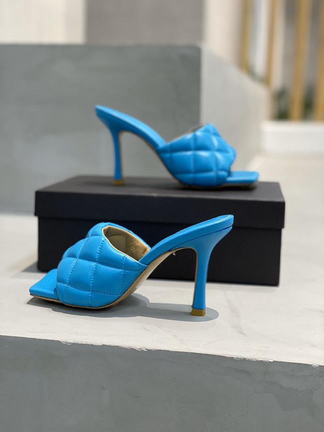 Bottega Veneta Blue Paded Sandals - 1