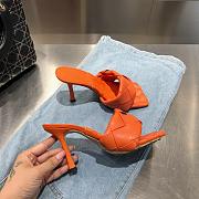 Bottega Veneta Orange Paded Sandals - 3