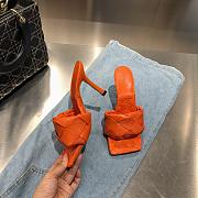 Bottega Veneta Orange Paded Sandals - 5