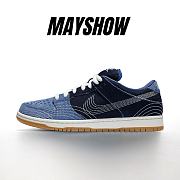  Nike SB Dunk Low Denim Sashiko - CV0316-400  - 1