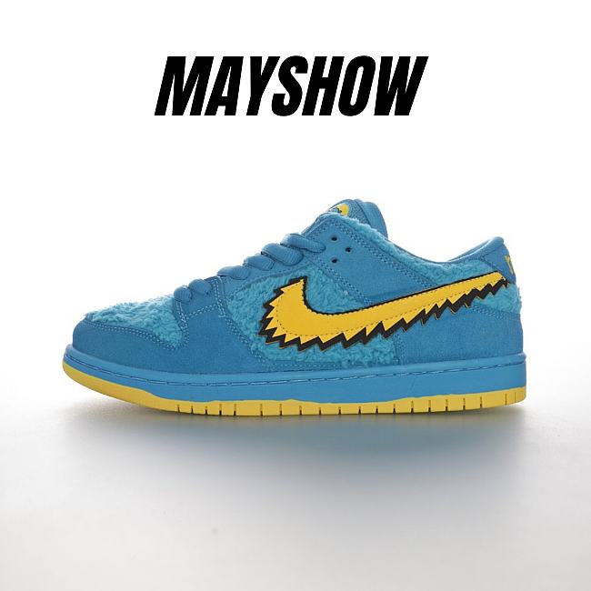 Nike SB Dunk Low Grateful Dead Bears Blue - CJ5378-400  - 1