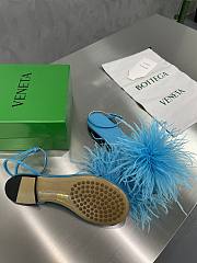 Bottega Veneta Blue Feather Dot Sandals - 3