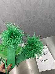 Bottega Veneta Green Feather Dot Sandals - 4