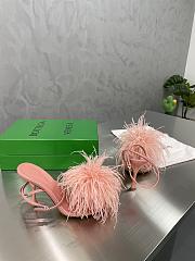 	 Bottega Veneta Pink Feather Dot Pumps - 4