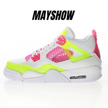 Air Jordan 4 Retro White Lemon Pink - CV7808-100