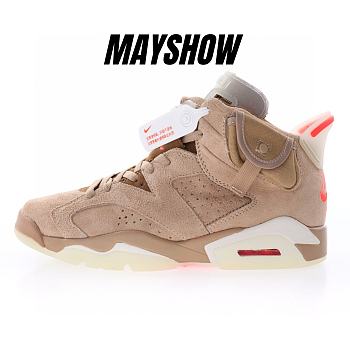 Air Jordan 6 Retro Travis Scott British Khaki - DH0690-200