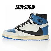  Air Jordan 1 High Travis Scott Fragment Military Blue  - DH3227-105 - 1