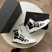 AMIRI Skel Top Hi White Black White - 3