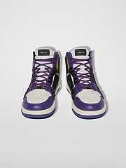 AMIRI Skel Panelled High Top Gold Purple - 5