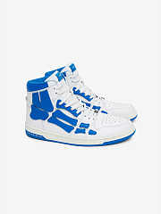 AMIRI Skel Panelled High Top White Blue - MFS002123 - 5