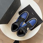 AMIRI Skel Panelled High Top Blue Black - MFS002-013 - 4