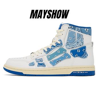 AMIRI Skel Panelled High Top Bandana Blue