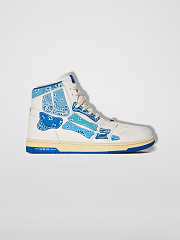 AMIRI Skel Panelled High Top Bandana Blue - 2