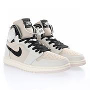 Air Jordan 1 High Zoom Air CMFT Summit White Black - CT0979-100 - 4