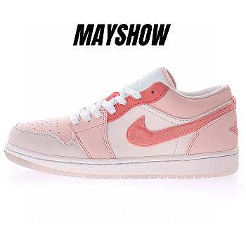 Air Jordan 1 Low SE Mighty Swooshers Pink - DM5443-666