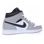 Air Jordan 1 Mid Light Smoke Grey Anthracite - 554724-078 - 2