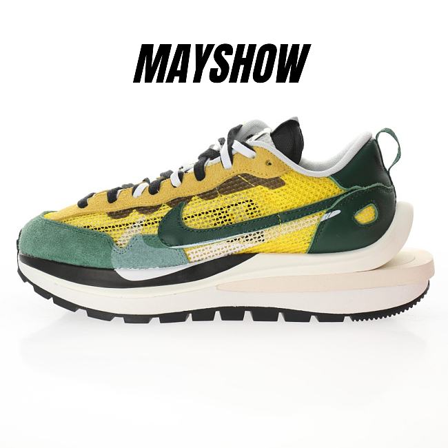 Nike Vaporwaffle sacai Tour Yellow Stadium Green - CV1363-700 - 1