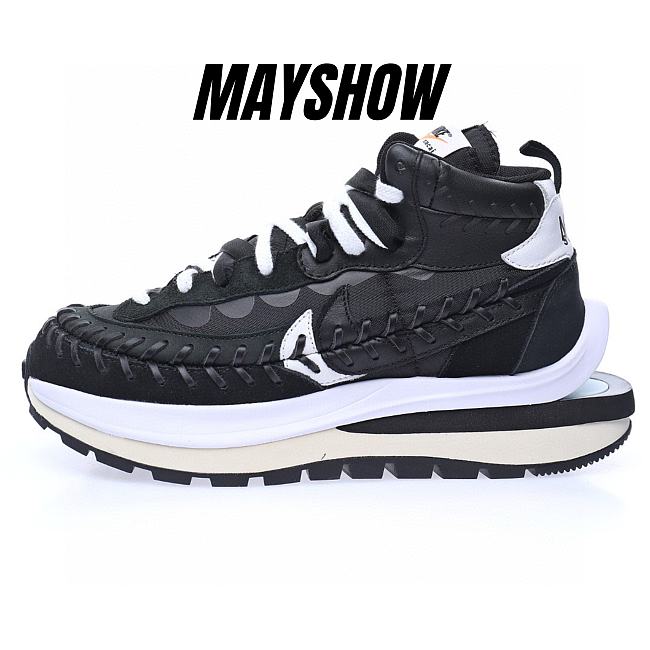 Nike Vaporwaffle sacai Jean Paul Gaultier Black White - DH9186-001 - 1