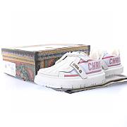 Dior-ID Sneaker White and Red Technical Fabric - KCK309TNT_S24R - 5