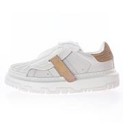 Dior-ID Sneaker White and Nude Calfskin and Rubber - KCK278BCR_S28W - 5