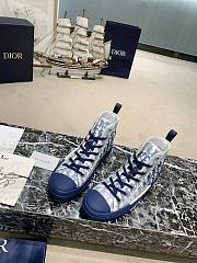 Dior B23 High Top Blue Oblique - 3SH118YNT_H565 - 2