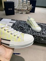 Dior B23 Low White Yellow Oblique - 3SN249YNT_H160 - 4