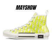 Dior B23 High Top White Yellow Oblique - 3SH118YNT H160 - 1