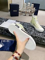 Dior B23 High Top White Yellow Oblique - 3SH118YNT H160 - 3