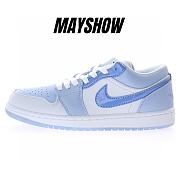 Air Jordan 1 Low Mighty Swooshers Blue - DM5442-040 - 1