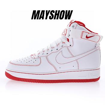 Nike Air Force 1 High '07 White University Red - CV1753-100