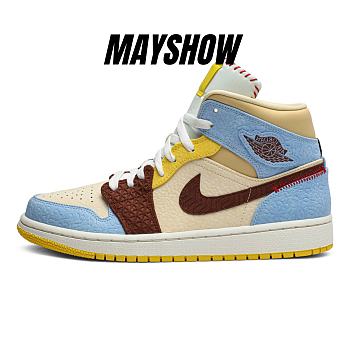 Air Jordan 1 Mid SE Fearless Maison Chateau Rouge - CU2803-200 