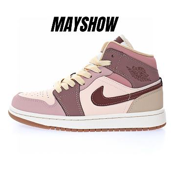 Air Jordan 1 Mid SE Dark Pony Smoky Mauve - DO7440-821