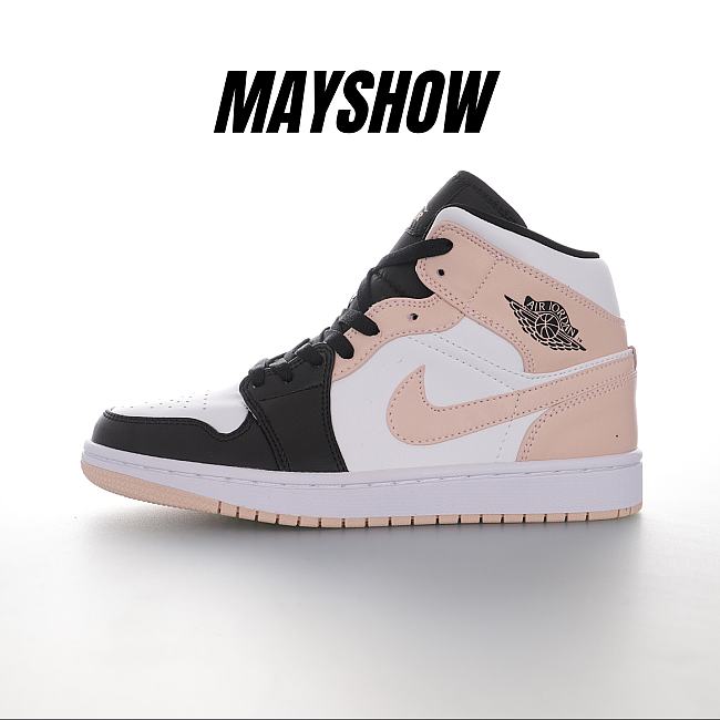 Air Jordan 1 Mid Arctic Orange Black Toe - 554724-133 - 1