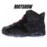 Air Jordan 6 Retro Singles Day Triple Black - DB9818-001 - 1