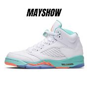 Air Jordan 5 Retro Light Aqua - 440892-100  - 1