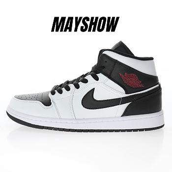 Air Jordan 1 Mid Reverse Black Toe - BQ6472-101