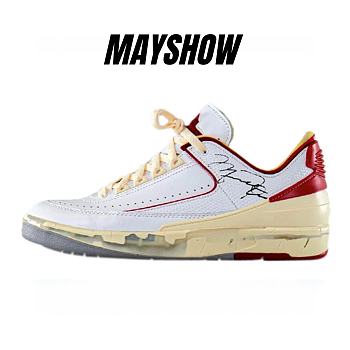 Air Jordan 2 Retro Low SP Off-White White Red - DJ4375-106