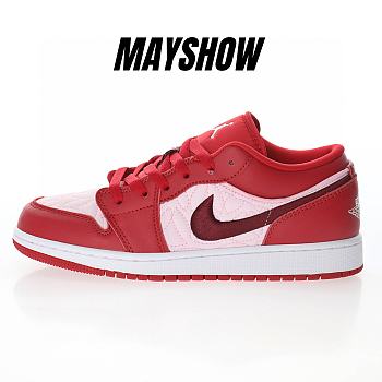 Air Jordan 1 Low SE Red Quilt - DB3621-600