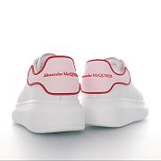 Alexander McQueen Oversized White Pink Carnelian Red - 621056WHXMT9633 - 2