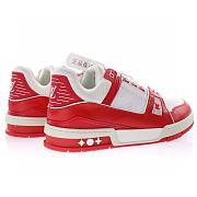 Louis Vuitton LV Trainer Red White - 1A8PK6/1A8PJY - 3