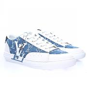 Louis Vuitton Low Monogram Denim Charlie Sneaker - 1A9S46 - 2