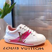 Louis Vuitton Time Out Leather Gold Pink White - 1A95BI - 3