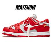 Nike Dunk Low Off-White University Red - CT0856-600 - 1