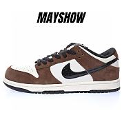 Nike SB Dunk Low White Black Trail End Brown - 304292-102 - 1