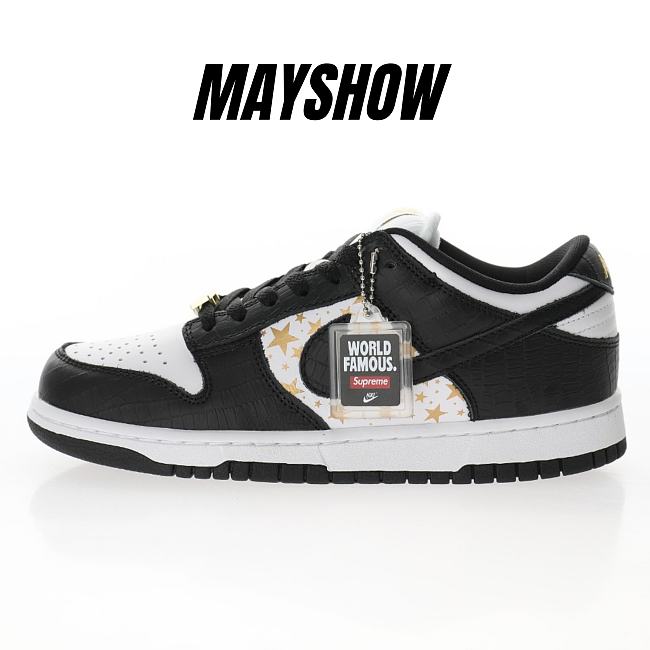 Nike SB Dunk Low Supreme Stars Black (2021)  - DH3228-102 - 1