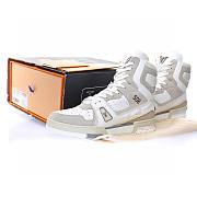 Louis Vuitton Trainer Sneaker White Iridescent - 1A7P27 - 5