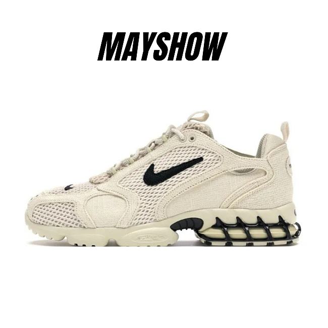  Nike Air Zoom Spiridon Cage 2 Stussy Fossil - CQ5486-200 - 1