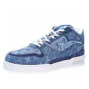 Louis Vuitton Trainer Monogram Denim - 1A8MG3 - 4