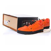 Louis Vuitton LV Trainer Orange Black - 1A9FHG - 4