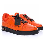 Louis Vuitton LV Trainer Orange Black - 1A9FHG - 5